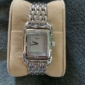 18k solid white gold Tabbah Swiss Lady watch 25mm